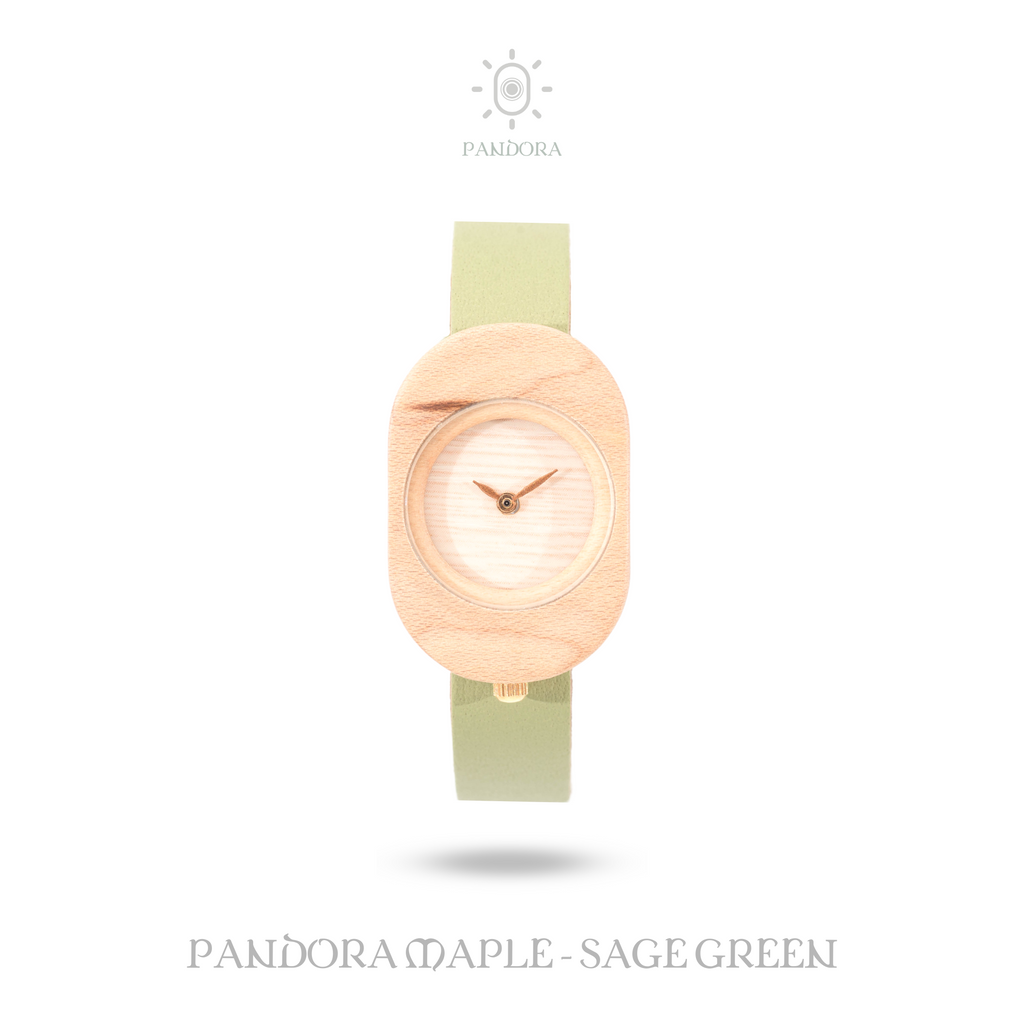 Eboni Pandora Maple - Sage Green