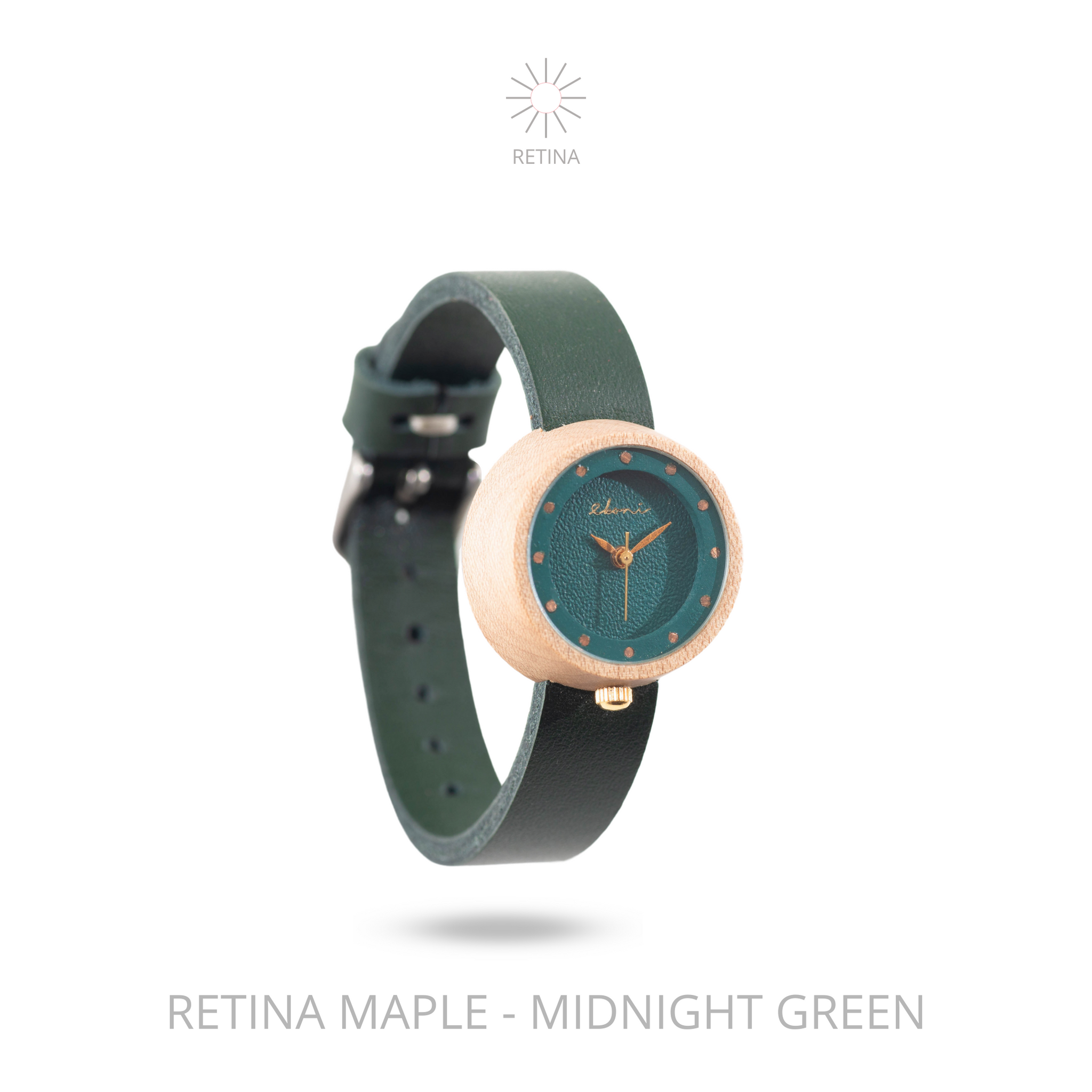 Eboni Retina Maple - Midnight Green