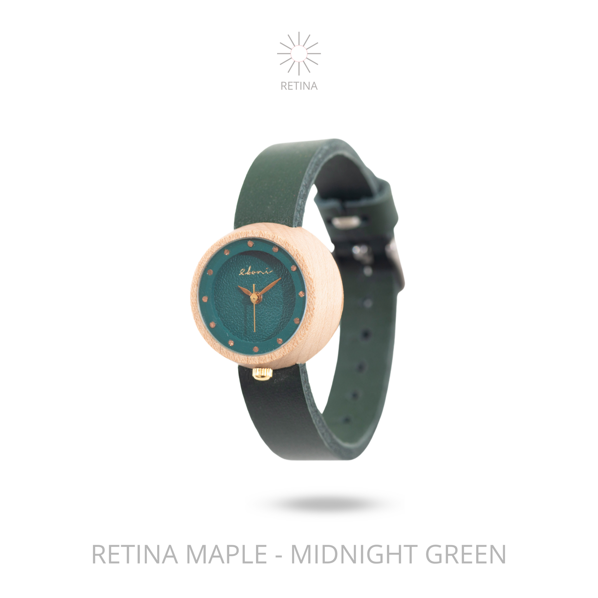 Eboni Retina Maple - Midnight Green