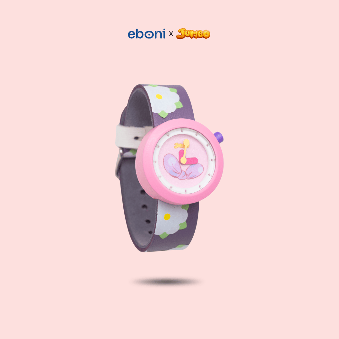 Jam Tangan Kayu Eboni X Jumbo - Putri