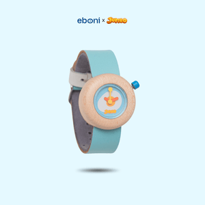 Jam Tangan Kayu Eboni X Jumbo - Telor