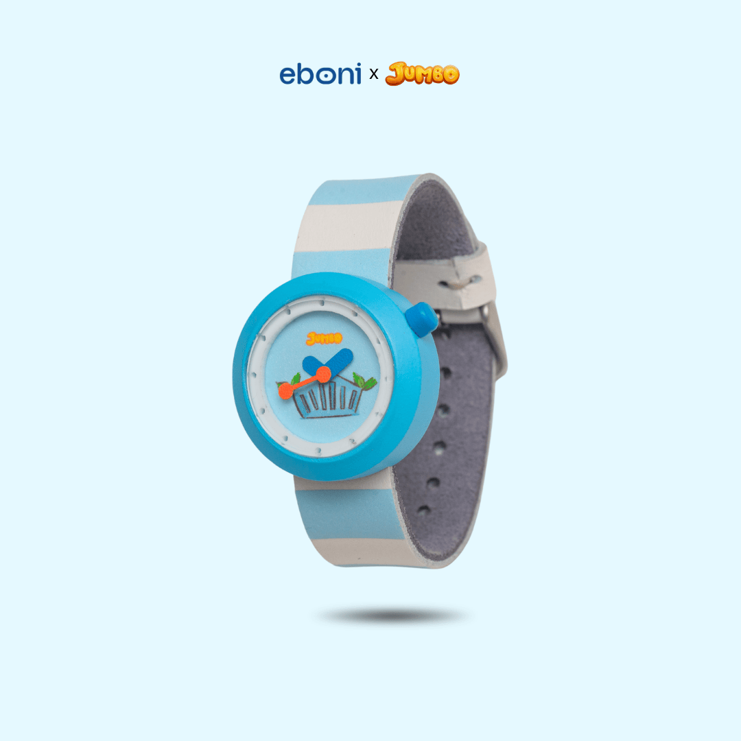 Jam Tangan Kayu Eboni X Jumbo - Ksatria
