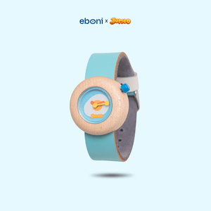 Jam Tangan Kayu Eboni X Jumbo - Telor
