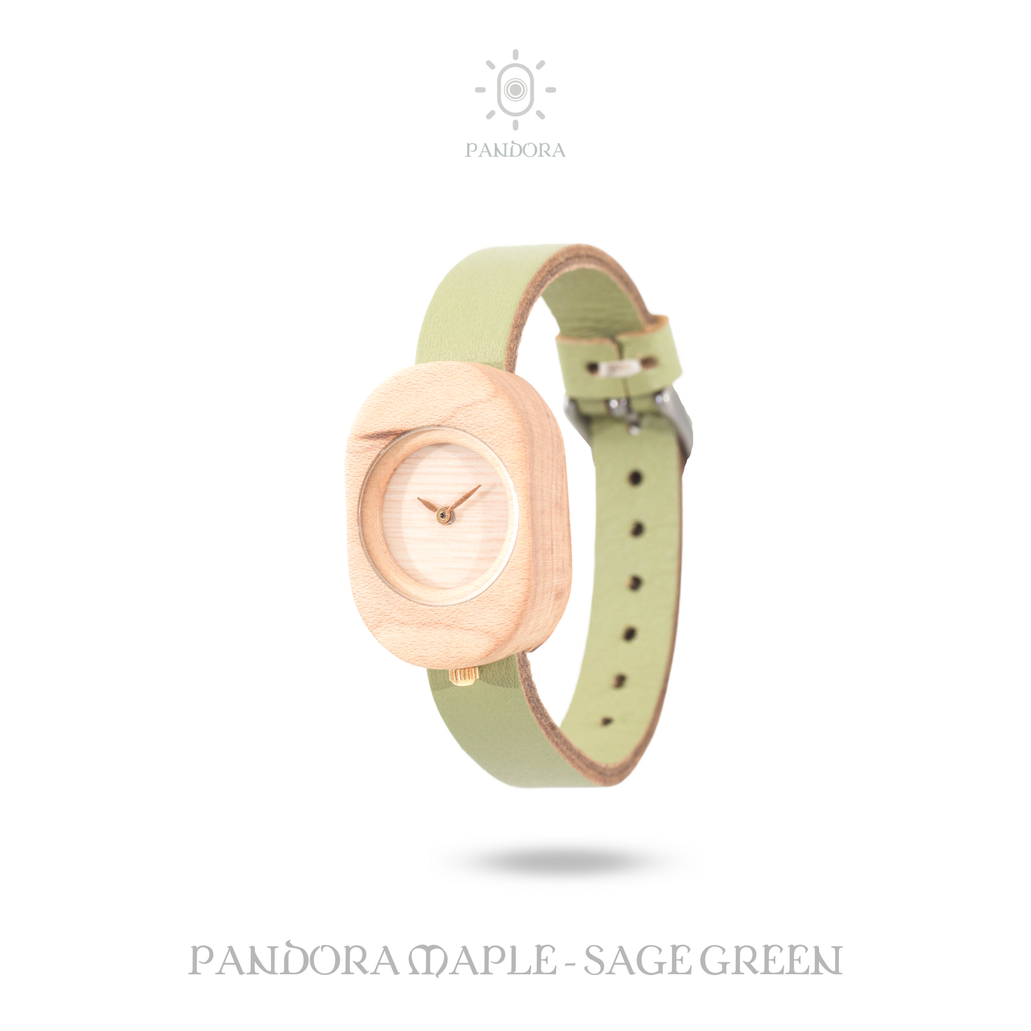 Eboni Pandora Maple - Sage Green