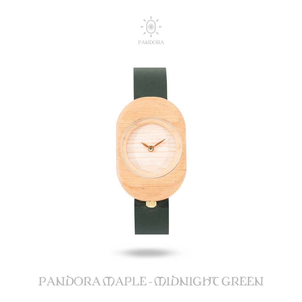 Eboni Pandora Maple - Midnight Green