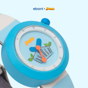 Jam Tangan Kayu Eboni X Jumbo - Ksatria