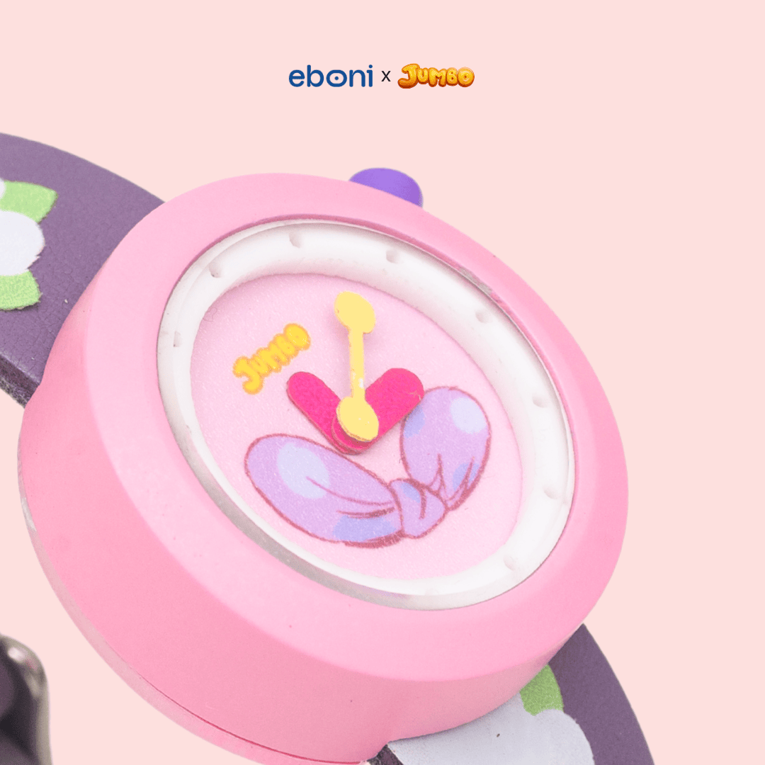 Jam Tangan Kayu Eboni X Jumbo - Putri