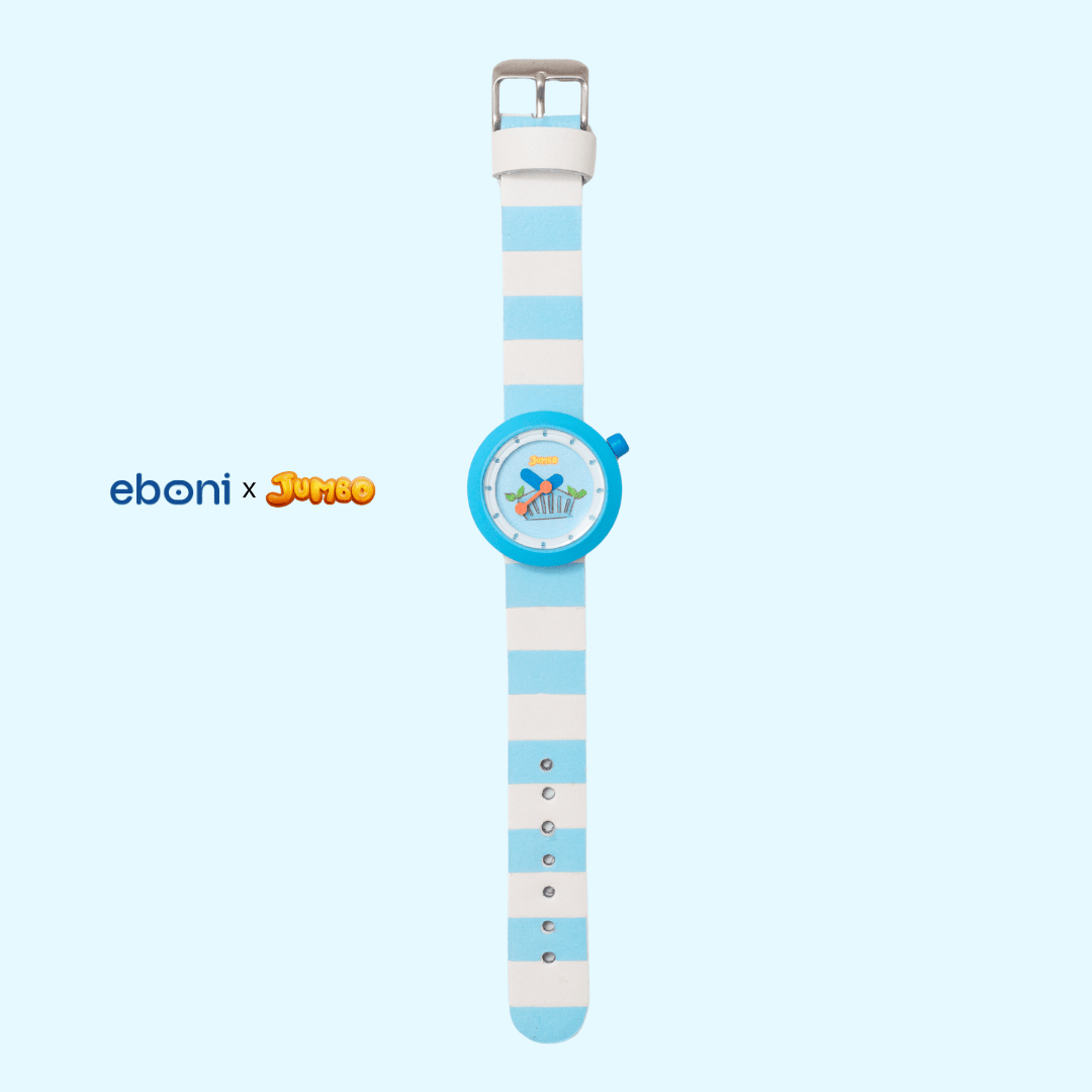 Jam Tangan Kayu Eboni X Jumbo - Ksatria