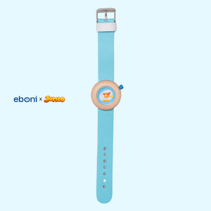 Jam Tangan Kayu Eboni X Jumbo - Telor