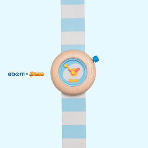 Jam Tangan Kayu Eboni X Jumbo - Telor