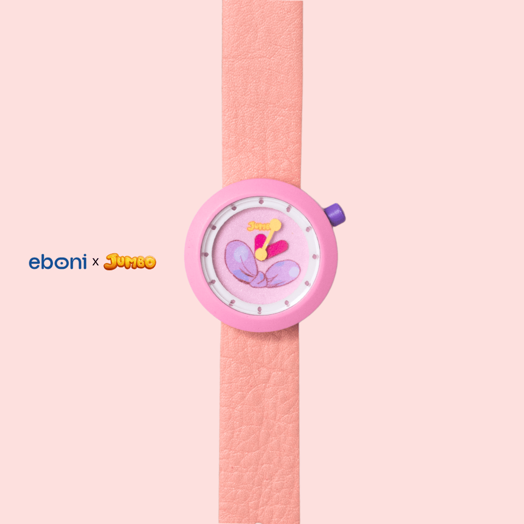 Jam Tangan Kayu Eboni X Jumbo - Putri