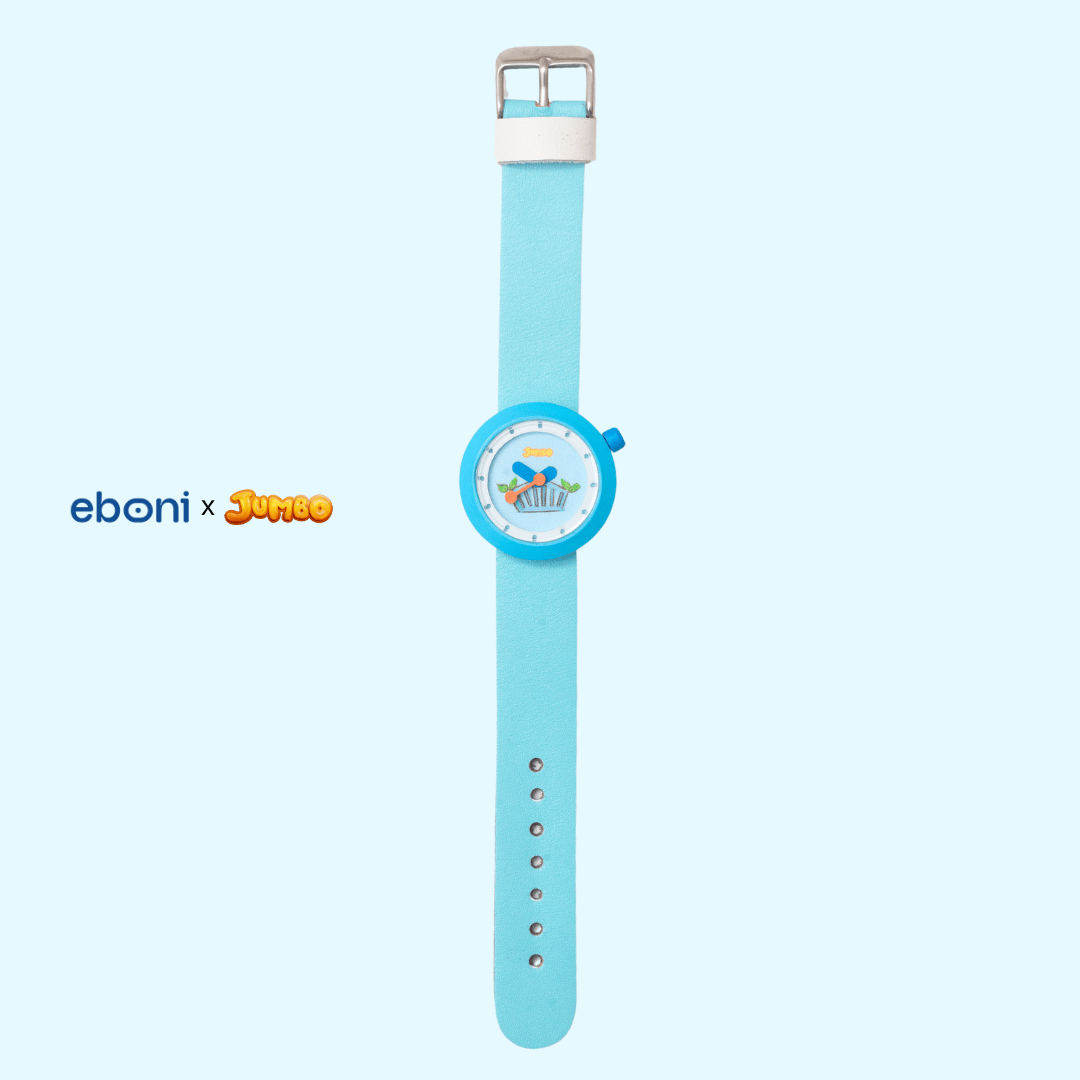 Jam Tangan Kayu Eboni X Jumbo - Ksatria