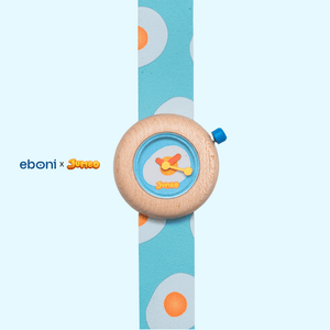 Jam Tangan Kayu Eboni X Jumbo - Telor