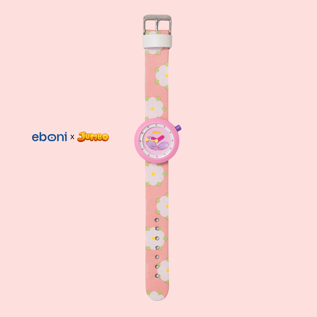 Jam Tangan Kayu Eboni X Jumbo - Putri