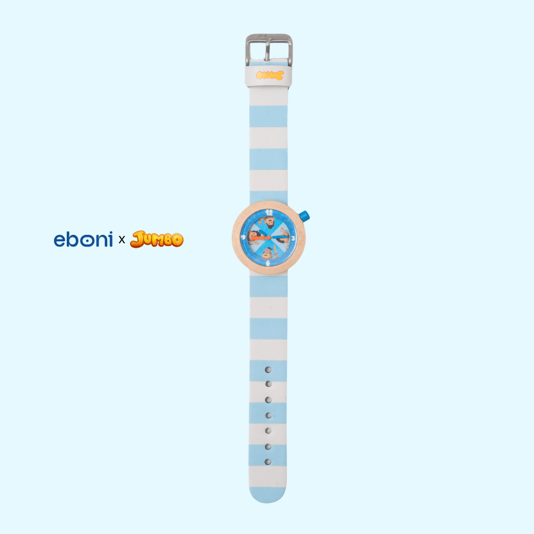 Jam Tangan Kayu Eboni X Jumbo - Don