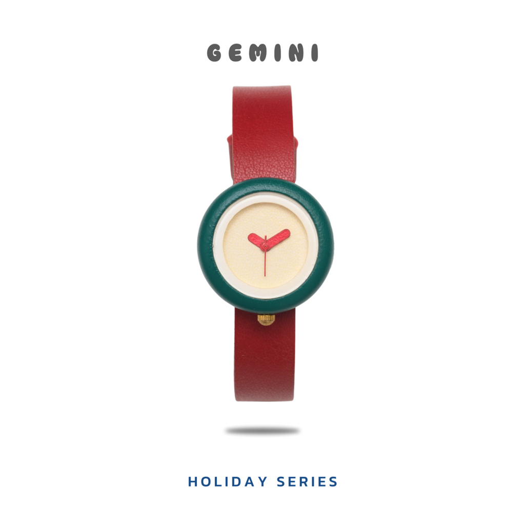 Eboni Jam Tangan Kayu Gemini Holiday Series