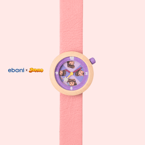 Jam Tangan Kayu Eboni X Jumbo - Meri