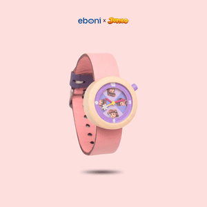 Jam Tangan Kayu Eboni X Jumbo - Meri