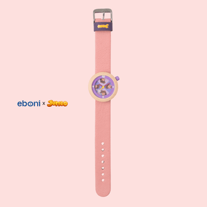 Jam Tangan Kayu Eboni X Jumbo - Meri