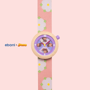 Jam Tangan Kayu Eboni X Jumbo - Meri