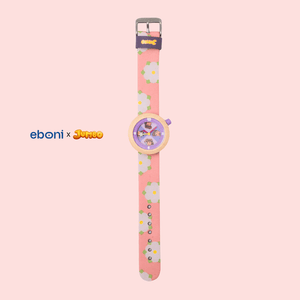 Jam Tangan Kayu Eboni X Jumbo - Meri