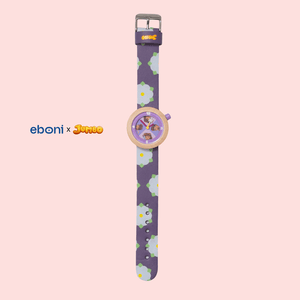 Jam Tangan Kayu Eboni X Jumbo - Meri