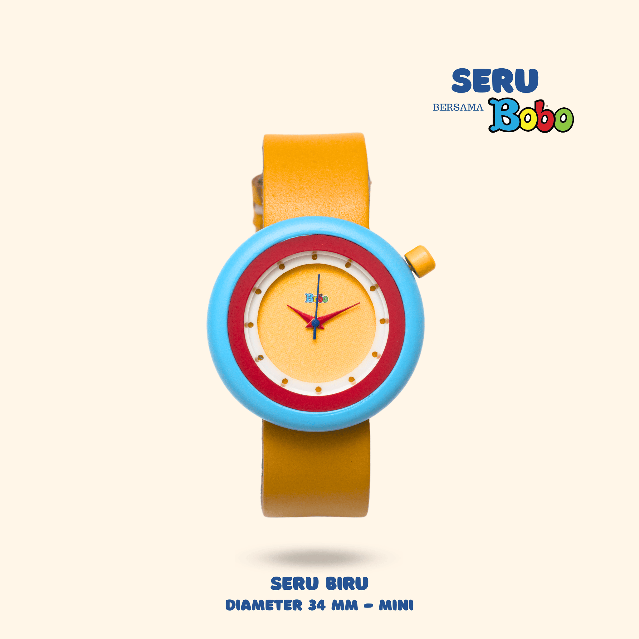 Eboni Jam Tangan Kayu - Seru Bersama Bobo