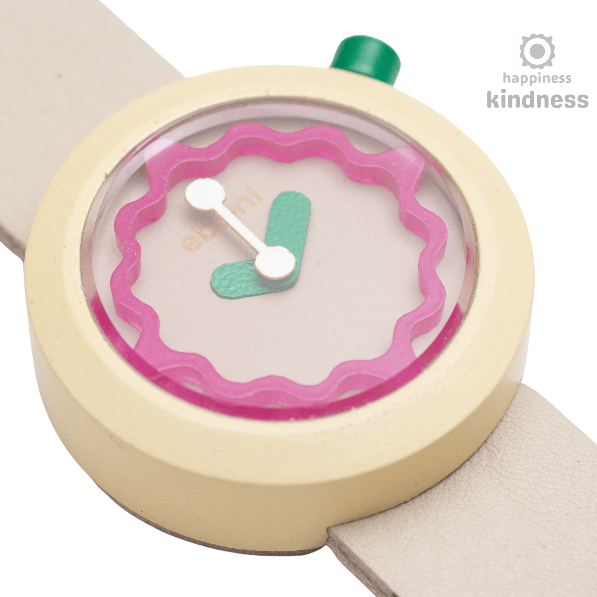 Eboni Jam Tangan Kayu Happiness - Kindness